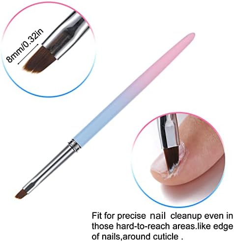 2Pcs Nail Clean Up Brushes, Nail Brushes - Image 3