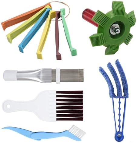 6 Pcs Air Conditioner Fin Comb Set, 3 Different AC Fin Comb Condenser Fin by SUREPHON