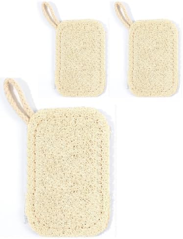 Natural Loofah Scrubbing Pads, 100% Plant-Based Biodegradable Loofah Sponge by Unknown