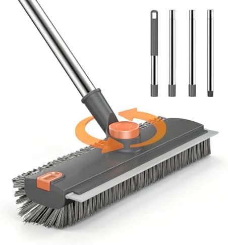 SetSail Floor Scrub Brush with Scraper and Stiff Bristle by SetSail