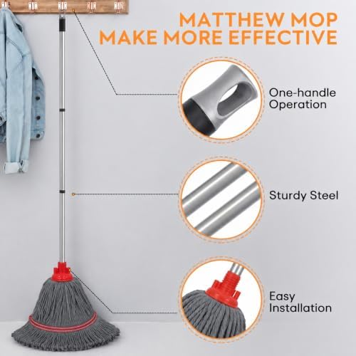 Matthew Microfiber Cloth Mop Replacement Compatible - Image 3