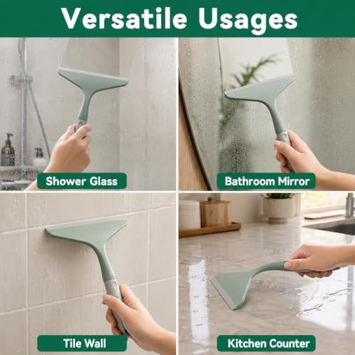 2-Pack Shower Squeegee for Glass Doors & Window - Image 7