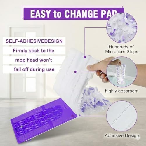 Cleaning Power Mop Refills for Swiffer Power Mop, 500+ Strips Multi-Surface - Image 3
