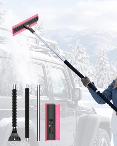 helloleiboo 55.7" Snow Brush and Ice Scrapers by helloleiboo