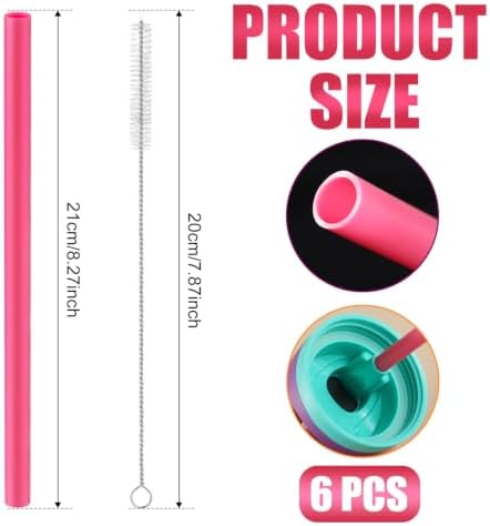 6PCS Replacement Straws for Owala Water Bottle 24 oz 32 oz Accessories - Image 2