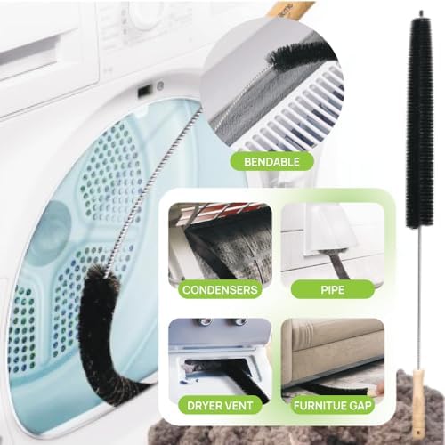 8 Pack Multi-Purpose Washing Machine & Dryer Vent Cleaning Kit - Image 4