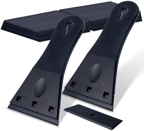 FOSHIO 2-Pack Plastic Razor Blade Scraper by FOSHIO