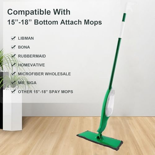 18in Reusable Scrub Mop Pads: 8 Pack Washable and Scrubbing Replacement Pads - Image 3