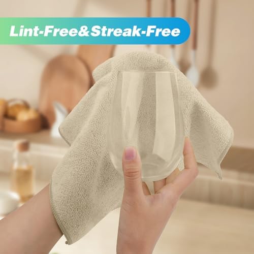 HOMEXCEL Microfiber Cleaning Cloth, 24 Pack Cleaning Rags - Image 4