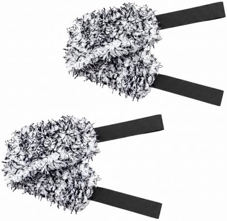2PCS Microfiber Wheel Barrel Cleaning Brush, Highly Absorbent by Unknown