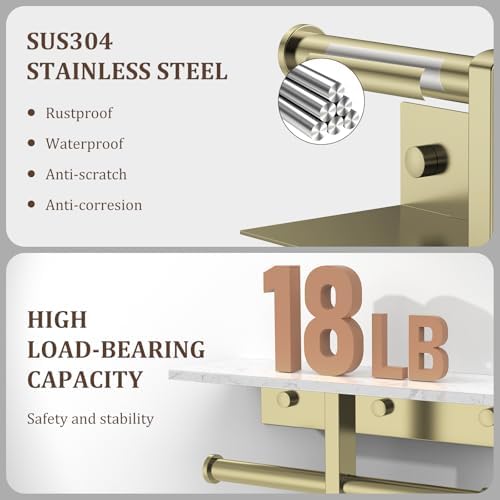 BWE Double Toilet Paper Holder - Image 2