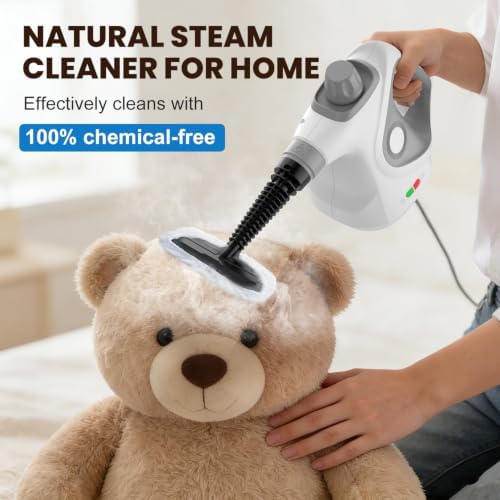 Handheld Steam Cleaner for Home, Pressurized Portable Steamer for Cleaning - Image 3