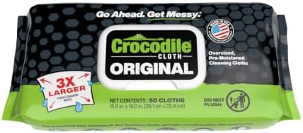 Crocodile Cloth Original Heavy-Duty Hand & Tool Wipes by CrocodileCloth