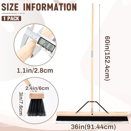 1 Pack 36 Inch Push Broom Indoor Outdoor Use - Image 2
