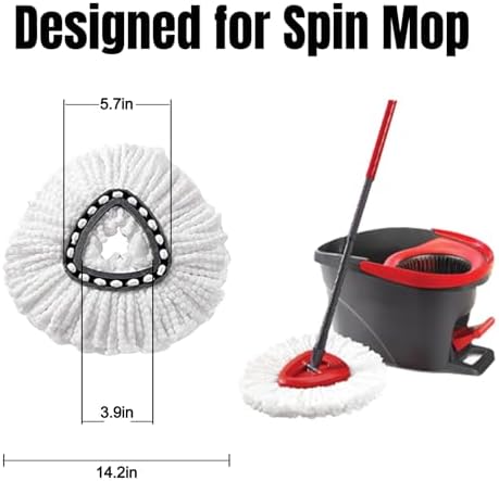 9Pcs Spin Mop Refills Compatible - Image 2