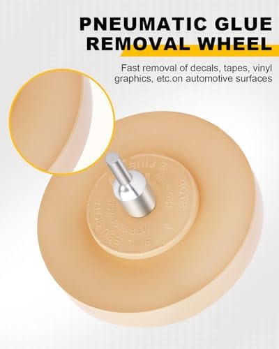 Solid Decal Remover Wheel, 4 inch Eraser Wheel - Image 2