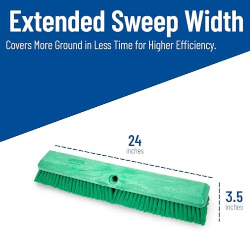SPARTA Omni Sweep – 24" Heavy Duty Broom Head - Image 3