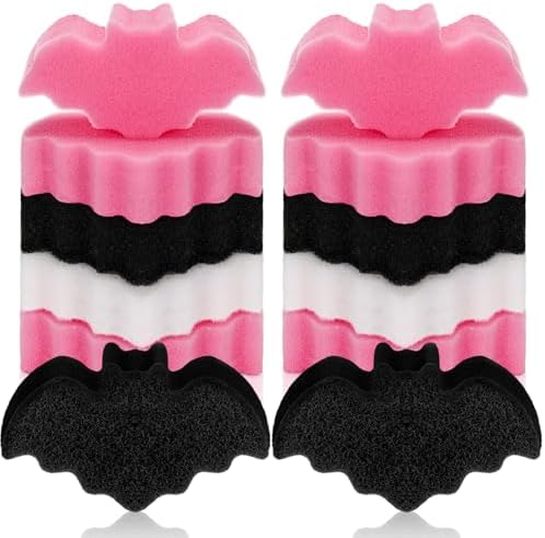 Tioncy 12 Pack Halloween Bat Kitchen Sponges by Tioncy