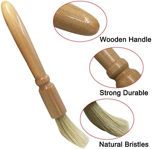 4 Packs Coffee Grinder Brush, DanziX Wooden Cleaning Brush - Image 3