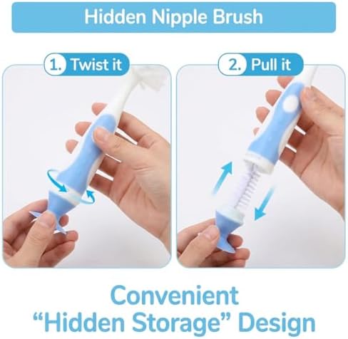 4-in-1 Baby Bottle Brush Set - Image 3
