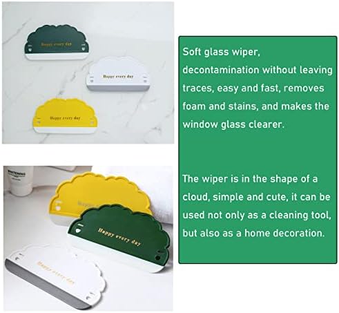 3 Pack Shower Squeegee Bathroom Glass Door Cleaning Scraper - Image 4