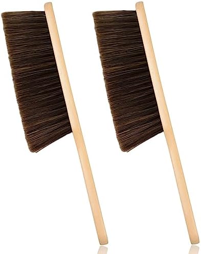 2 Pieces Woooden Dust Brush Hand Broom Bench Brush by Dazzhues