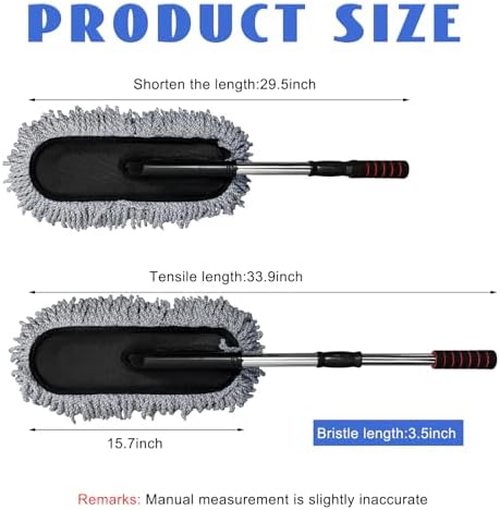 2 PCS Microfiber Car Duster, Scratch Free Auto Exterior Interior Large Dusting - Image 2