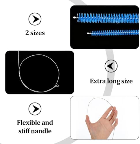 Ymapinc 4Pcs Extra Long Pipe Cleaner Brush, 1/2 Inch & 1/4 Inch - Image 3