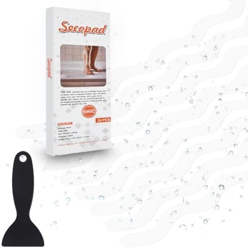 Secopad 24PCS Anti-Slip Shower Stickers by Secopad