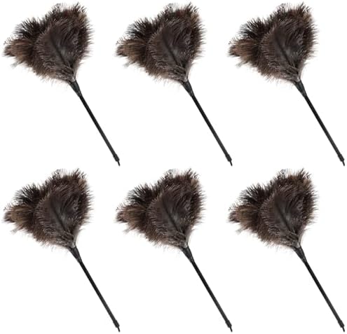 Natural Ostrich Feather Duster 14.9 inch Fluffy Mini Dusters by Daieeparty