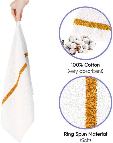 Nabob Wipers Kitchen Bar Mop Terry Towels 12 Pack - Image 3