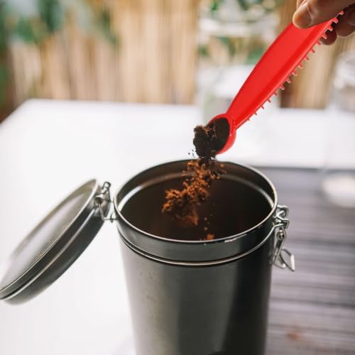 Red Espresso Machine Cleaning Brush Grinder Tools - Image 5