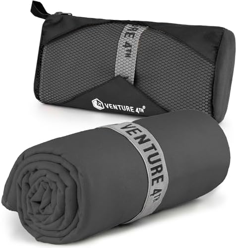 VENTURE 4TH Quick Dry Microfiber Towel by VENTURE4TH
