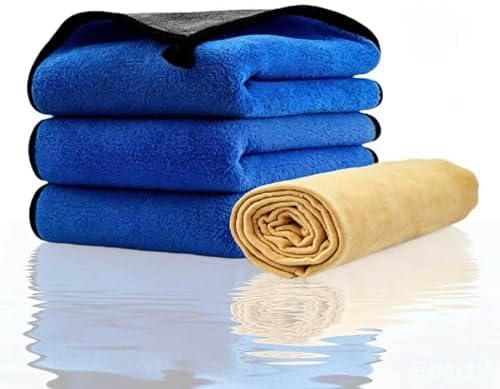 Car Cleaning Kit – MicrofiberTowels & Chamois Cloth by BIATOE