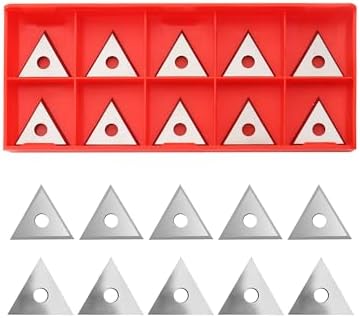 Paint Scraper Blade 1" Triple-Edge Triangle Carbide by Zorqon