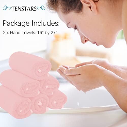 TENSTARS Silk Hemming Hand Towels - Image 2