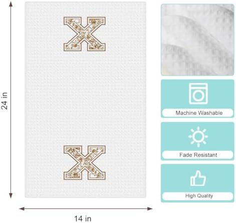 Chinoiserie Initial Kitchen Towels, Personalized Kitchen Towels, Personalized - Image 6