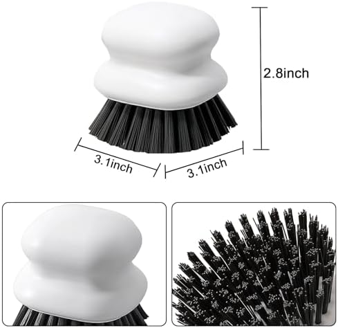 2Pack Dish Scrub Brush, Palm Brush Dish Scrubber - Image 5