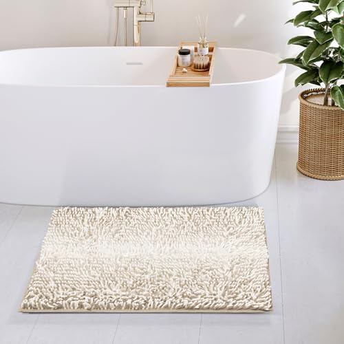 Hearth & Harbor Bathroom Rugs, Chenille Bath Mat - Image 2