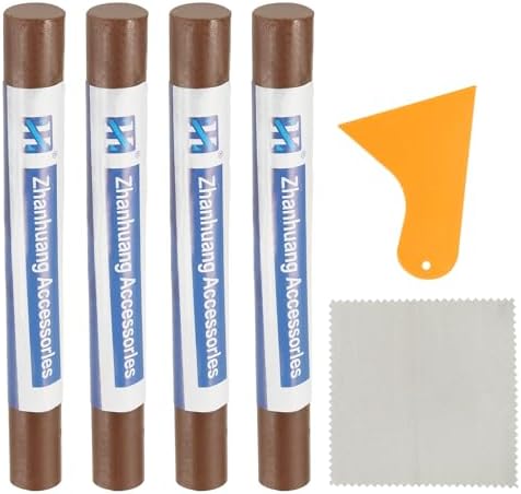 uxcell 4Pcs Wood Filler Sticks, Wood Repair Kit by uxcell