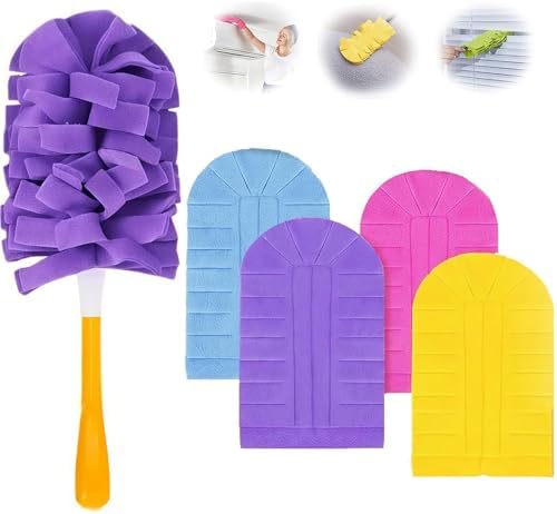 Electrostatic Dusters for Cleaning, 360° Electrostatic Duster Refills, Washable by Unknown