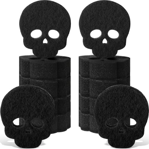 Tioncy 12 Pack Halloween Skull Kitchen Sponges by Tioncy