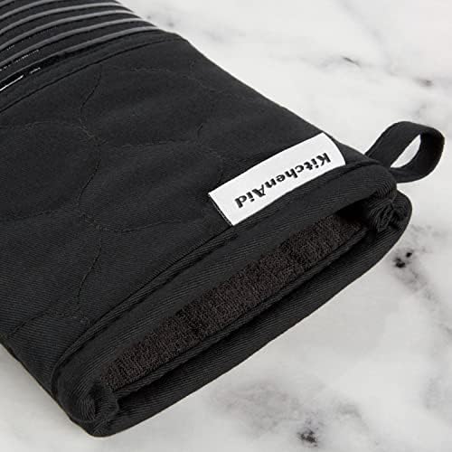 KITCHENAID Quilted Cotton Terry Cloth Oven Mitt, Pot Holder, Kitchen Towel - Image 7