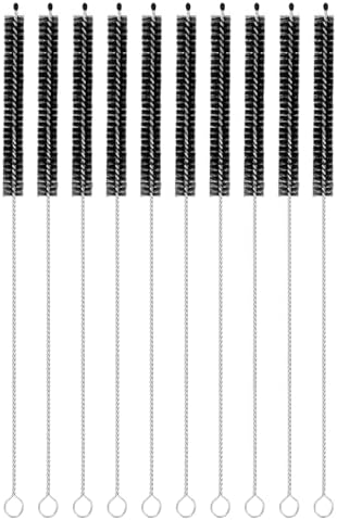uxcell 10Pcs Drinking Straw Cleaning Brushes, Sippy Cup, Bottle and Tube by uxcell