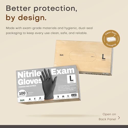 Nitrile+ SUP Exam Plus Gloves, Powder-Free Disposable - Image 5