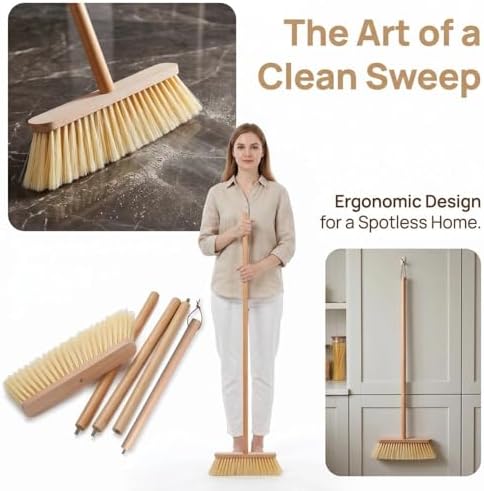 Wood Handle Household Broom - Image 6