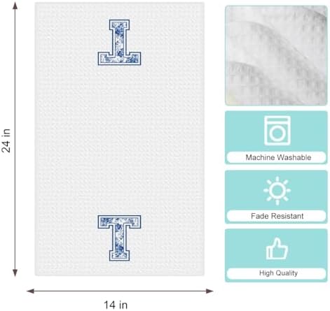 Chinoiserie Initial Kitchen Towels, Personalized Kitchen Towels, Personalized - Image 6