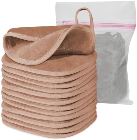 Natwag Makeup Remover Cloth, Makeup Remover Pads Microfiber Face Washcloth by Natwag