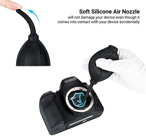 Soft Tip Silicone Super Air Blower Blaster Pump Dust Cleaner Include Micro - Image 4
