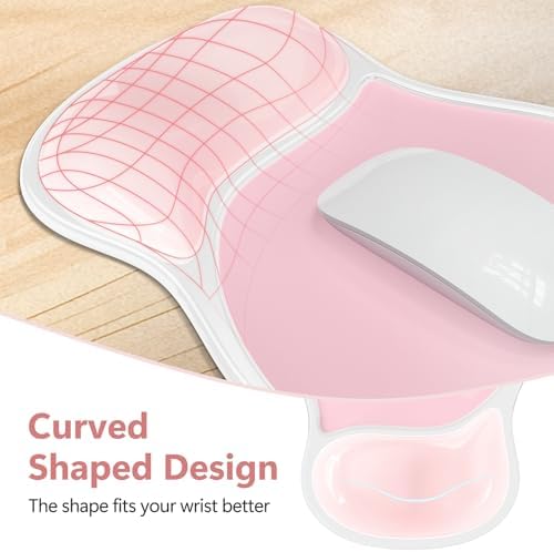 AKIT Ergonomic Gel Mouse Pad and Keyboard Wrist Rest - Image 3